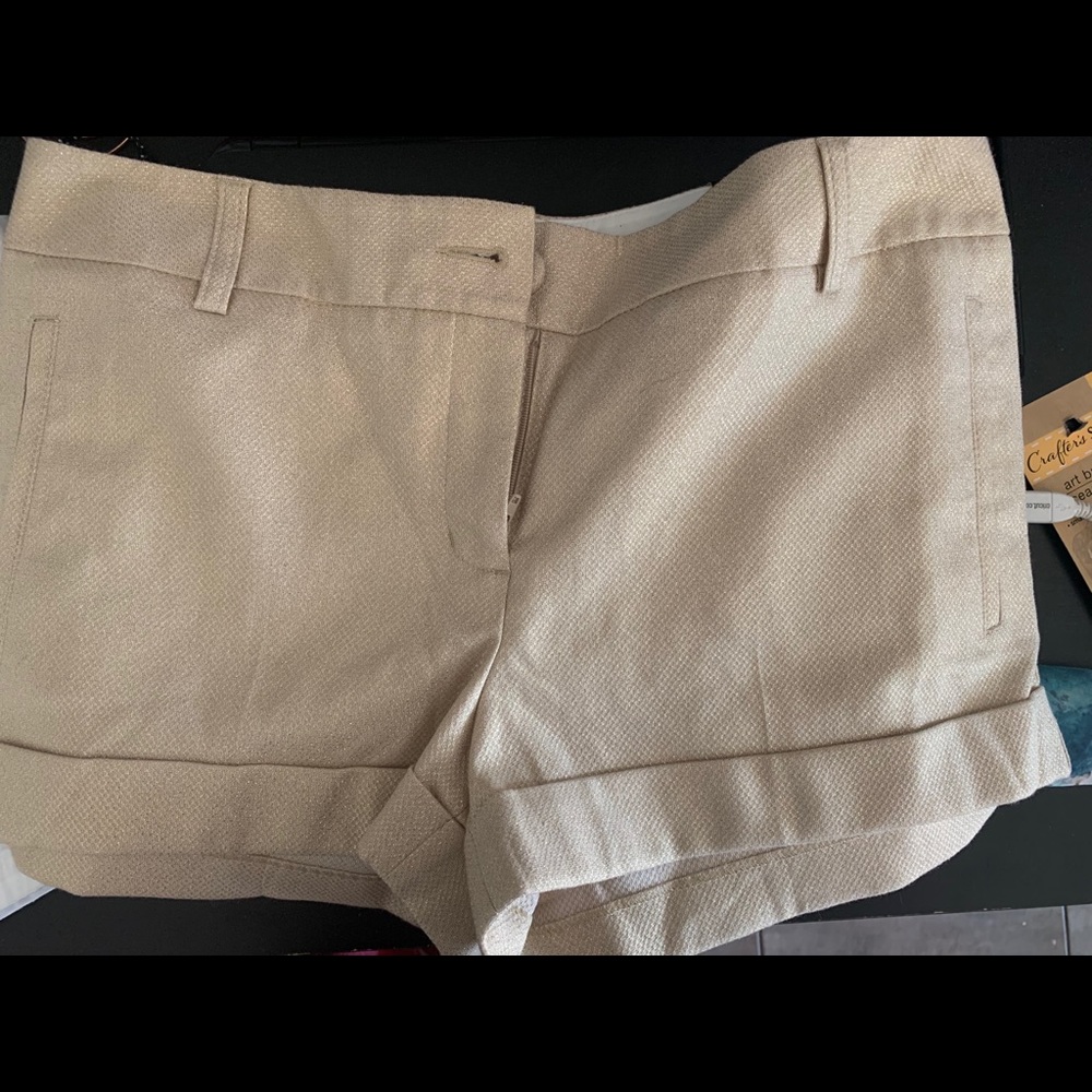 Gold shorts